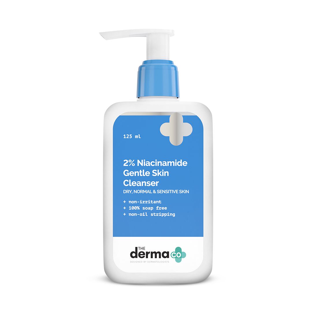 2% Niacinamide Gentle Skin Cleanser for Sensitive, Dry & Normal Skin - 125 ml