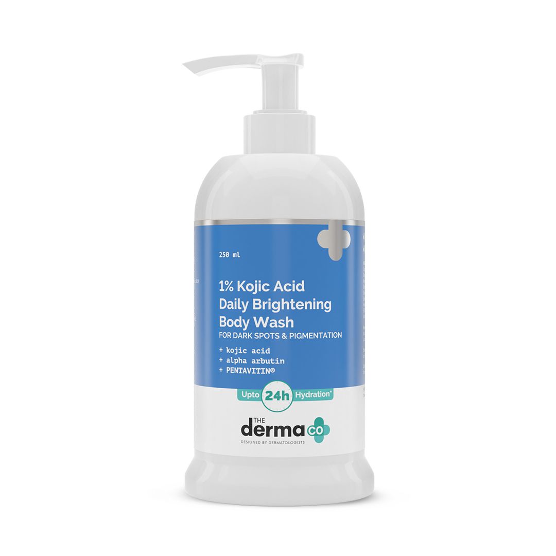 1% Kojic Acid Daily Brightening Body Wash with Alpha Arbutin For Dark Spots & Pigmentation - 250ml