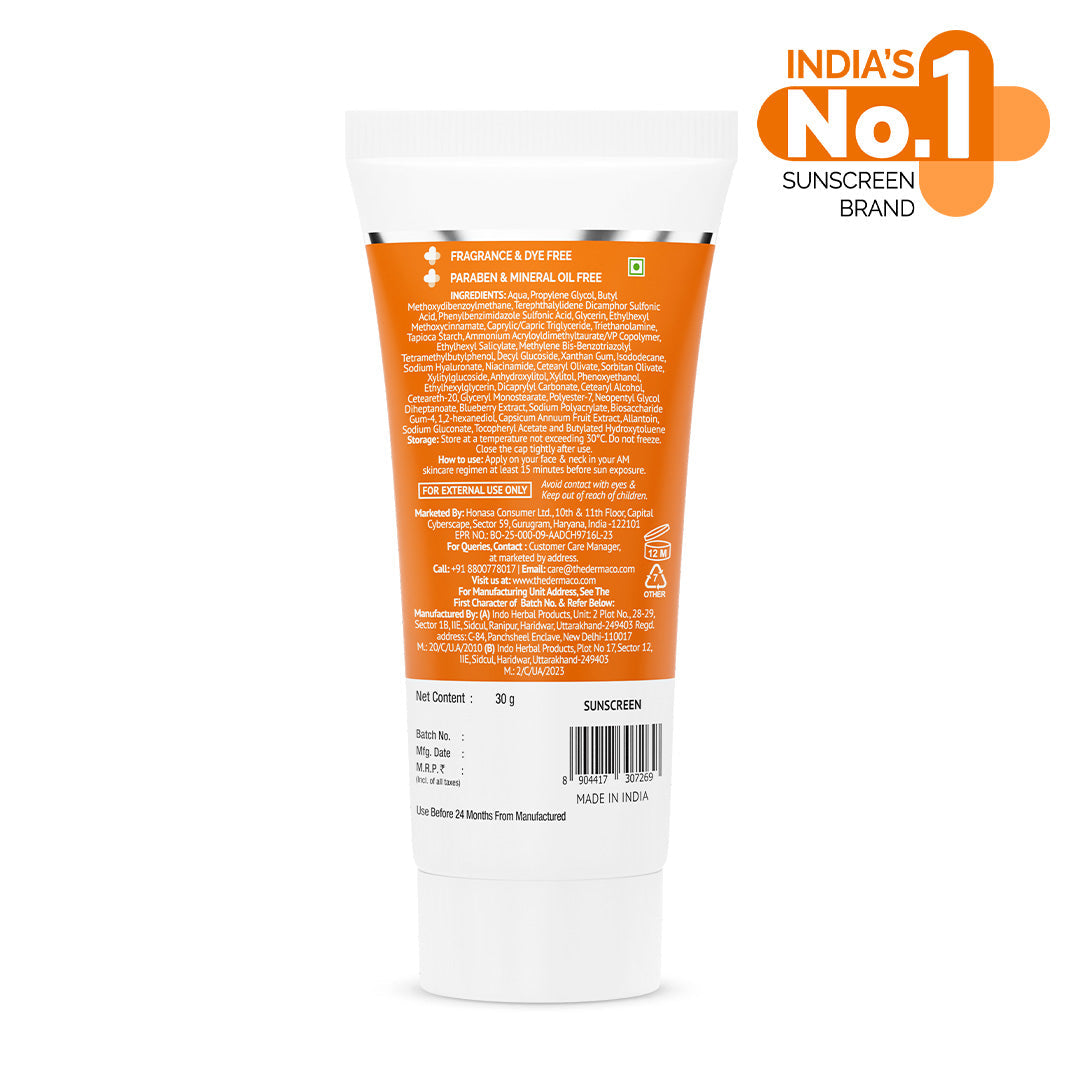 1% Hyaluronic Sunscreen Aqua Gel with SPF 50 & PA++++ - 30g