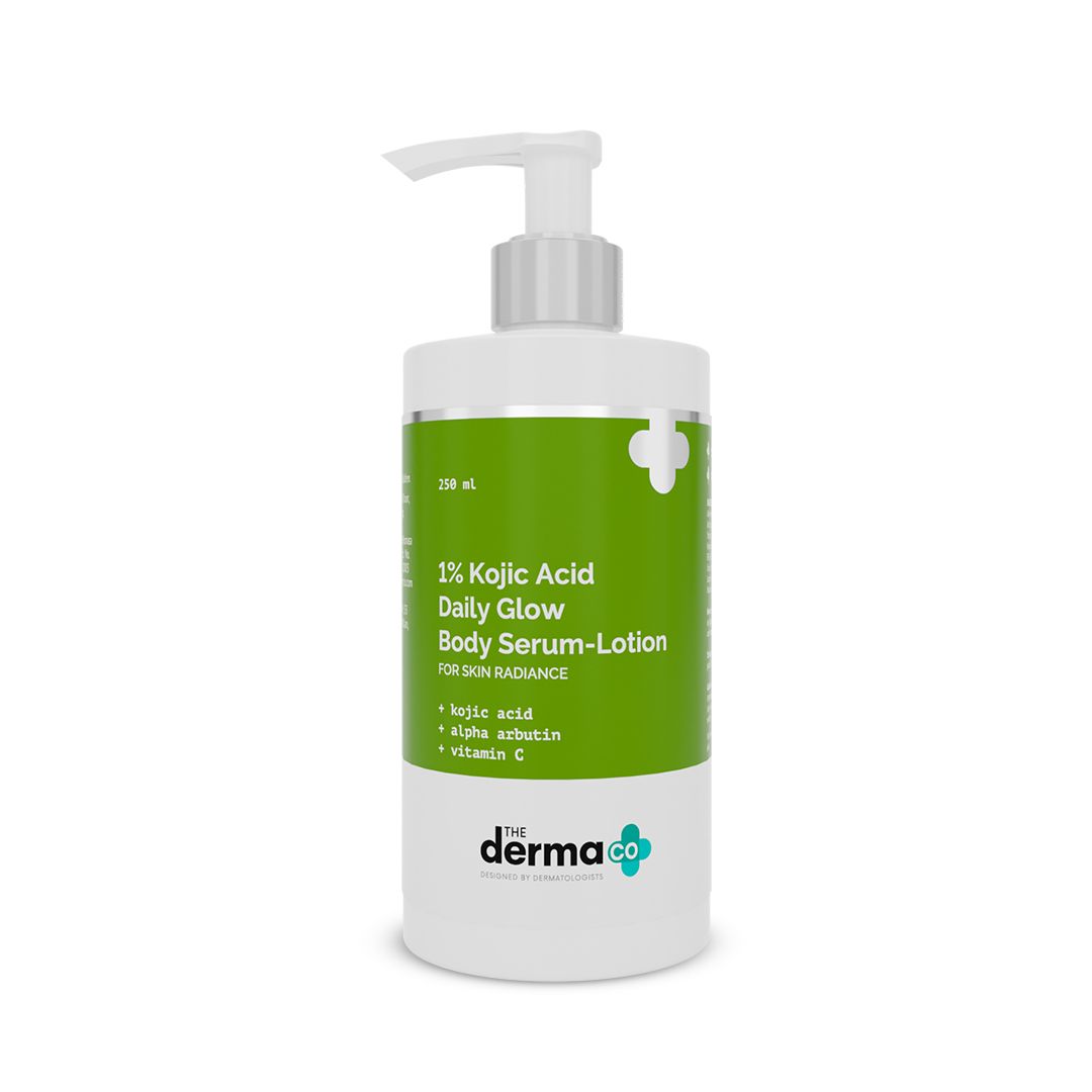 1% Kojic Acid Daily Glow Body Serum-Lotion For Skin Radiance - 250 ml