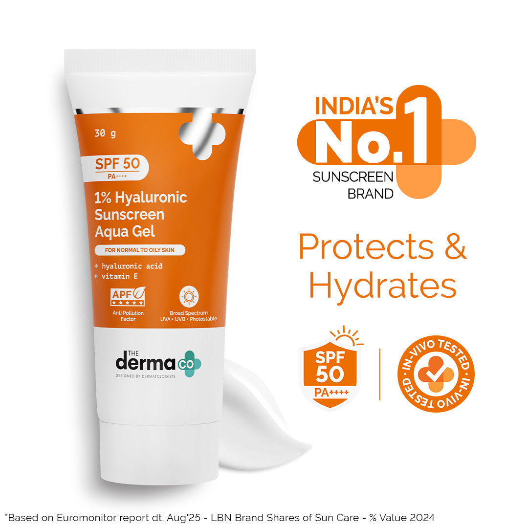 1% Hyaluronic Sunscreen Aqua Gel with SPF 50 & PA++++ - 30g
