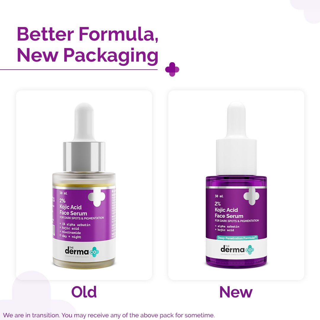 2% Kojic Acid Face Serum with 1% Alpha Arbutin & Niacinamide - 30 ml