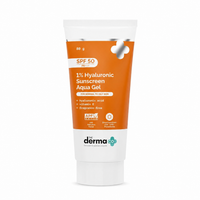 1% Hyaluronic Sunscreen Aqua Gel In-Vivo Tested (ISO 24444:2019 Certified, CTRI/2025/02/080287) with SPF 50 & PA++++ - 80g
